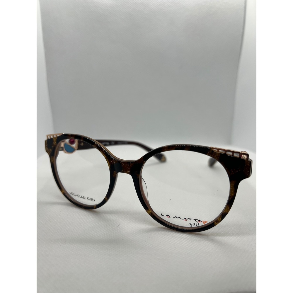 La Matta LM3250 Designer Eyeglasses Frames Tortoise Gold‎ Accent Italy